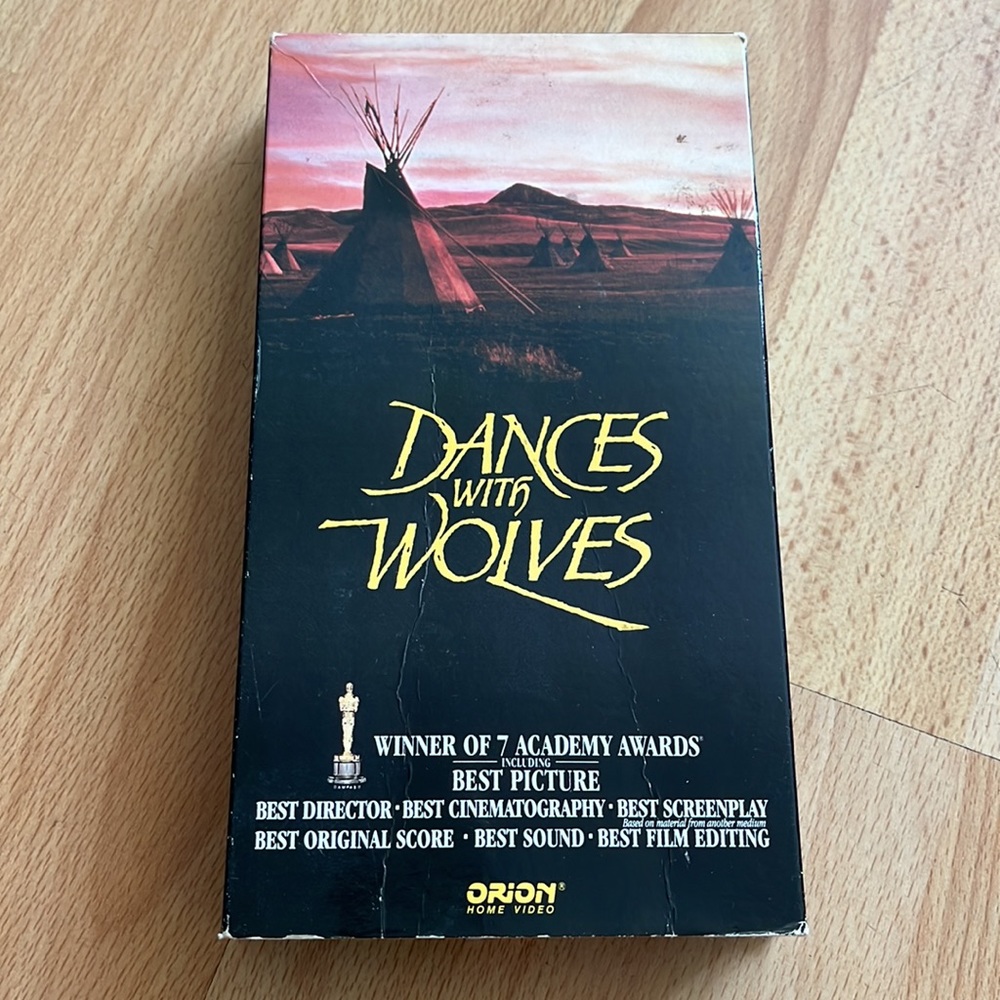 VHS - Dances with Wolves, Kevin Costner